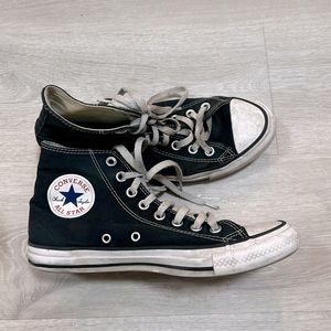 black high top converse